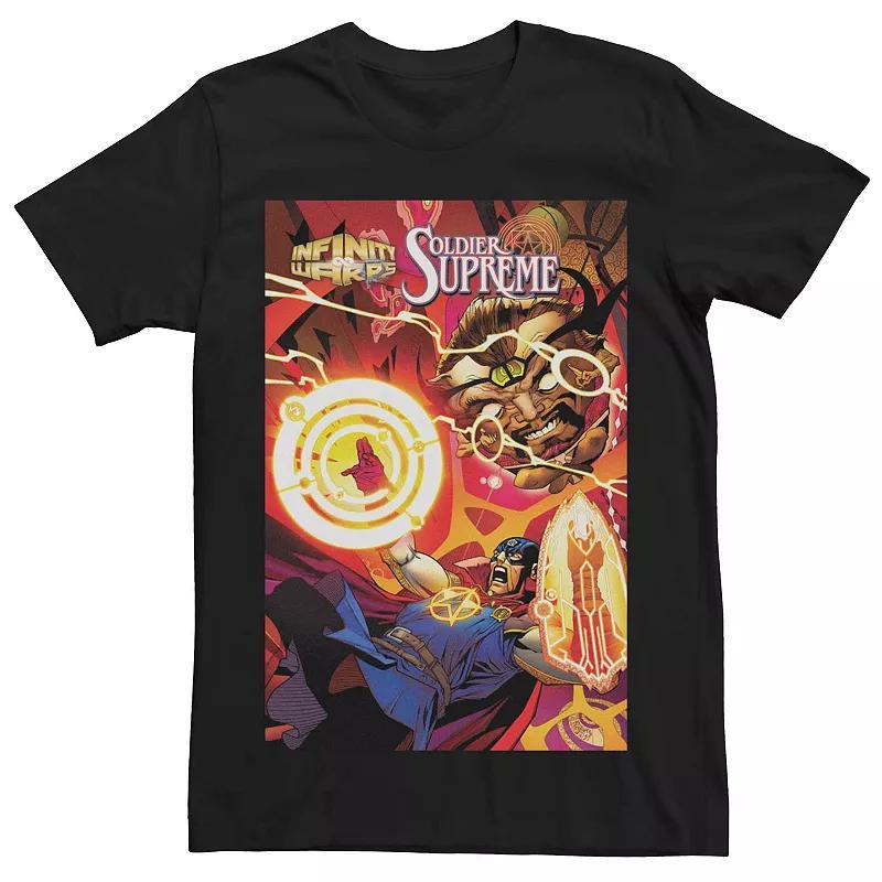 Mens Marvels Infinity Wars Soldier Supreme #2 Comic Cover Tee Product Image