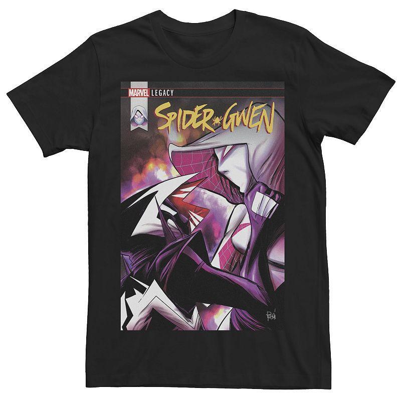 Mens Marvel Spider-Gwen Confrontation Comic Cover Tee Product Image