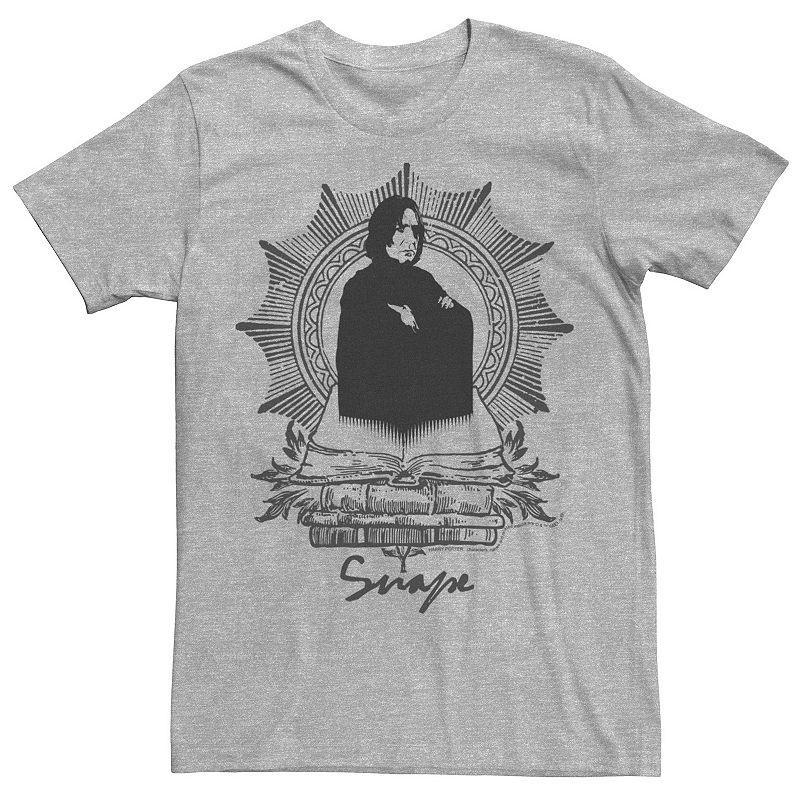 Mens Harry Potter Snape Books Portrait Graphic Tee Product Image