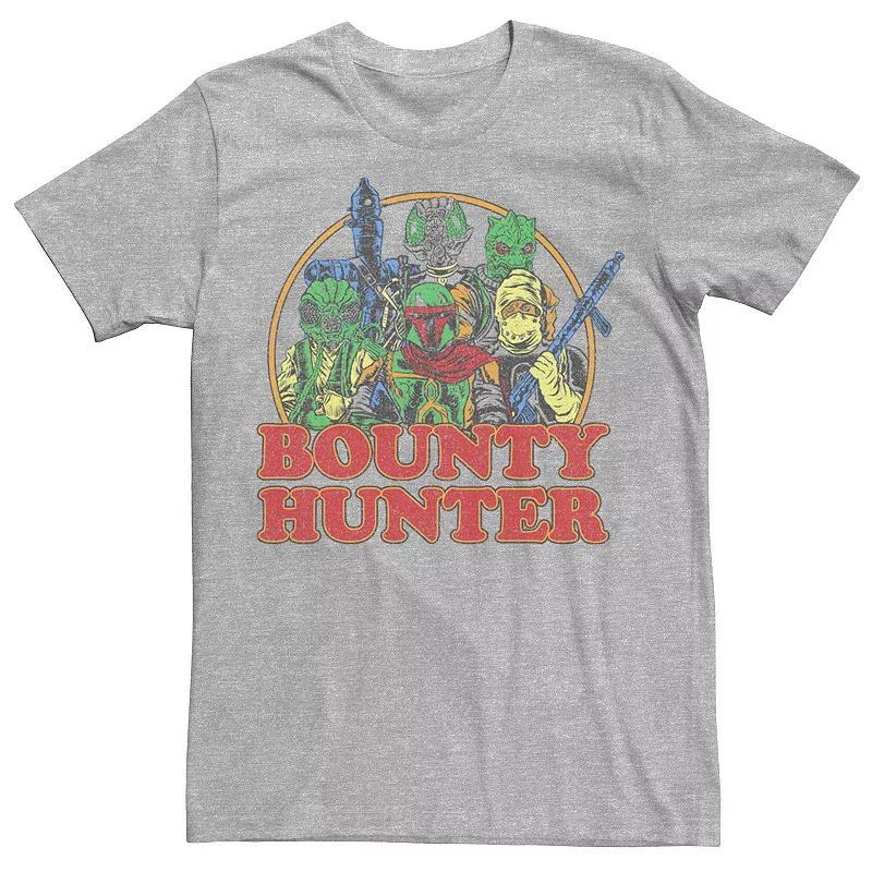 Mens Star Wars Boba Fett Group Shot Bounty Hunter Circle Shot Tee Product Image