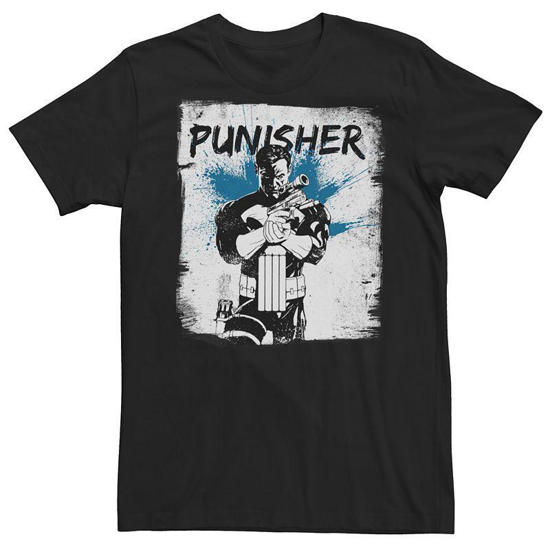 Mens Marvel Punisher in Grunge Graphic Tee Product Image