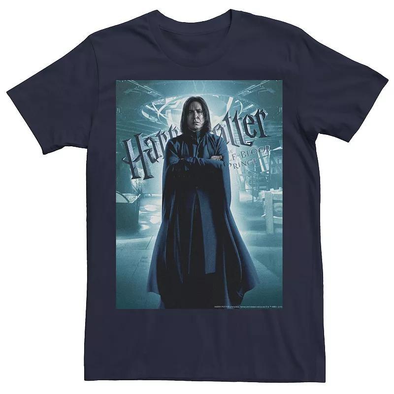 Mens Harry Potter Half-Blood Prince Snape Character Poster Graphic Tee Kelly Grey Product Image