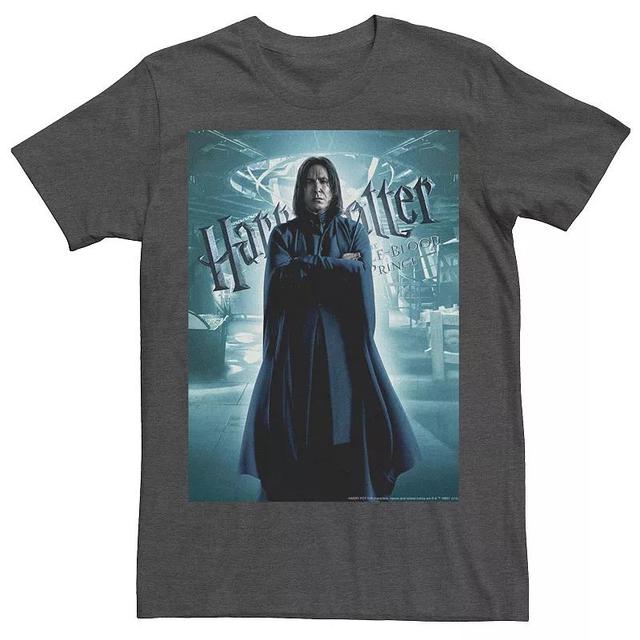 Mens Harry Potter Half-Blood Prince Snape Character Poster Graphic Tee Kelly Grey Product Image