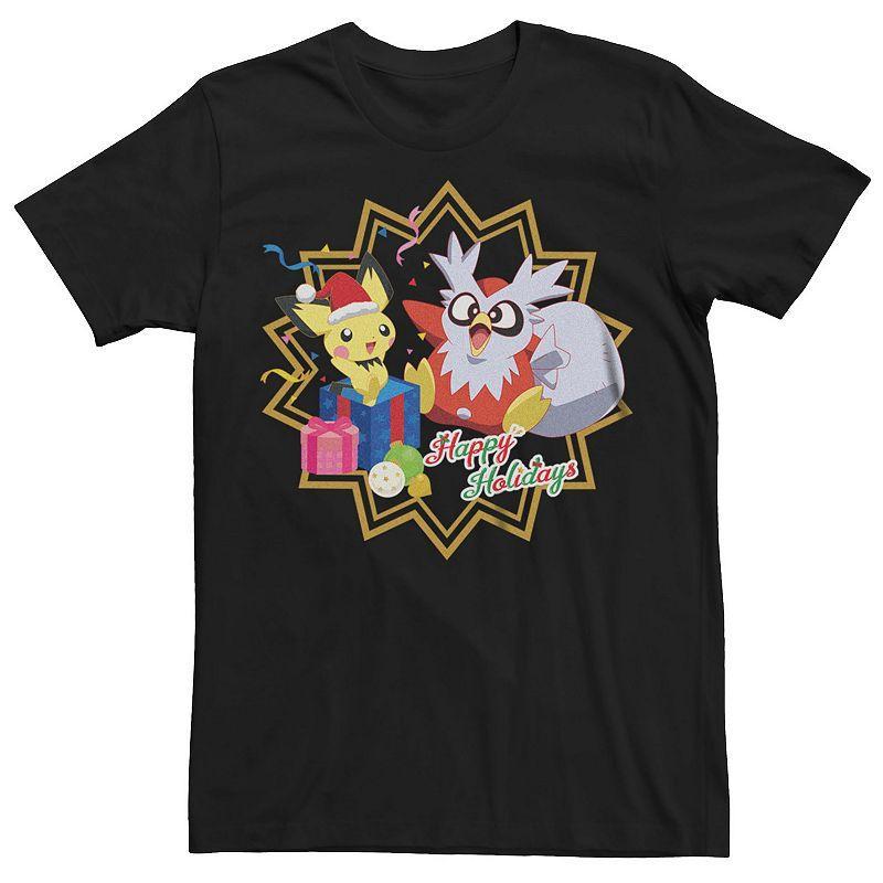 Mens Pokemon Happy Holidays Tee Product Image