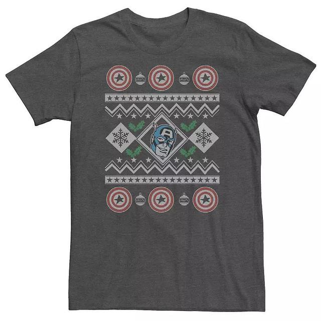 Mens Naturally Difficult Tee Shirt Navy Grey Product Image