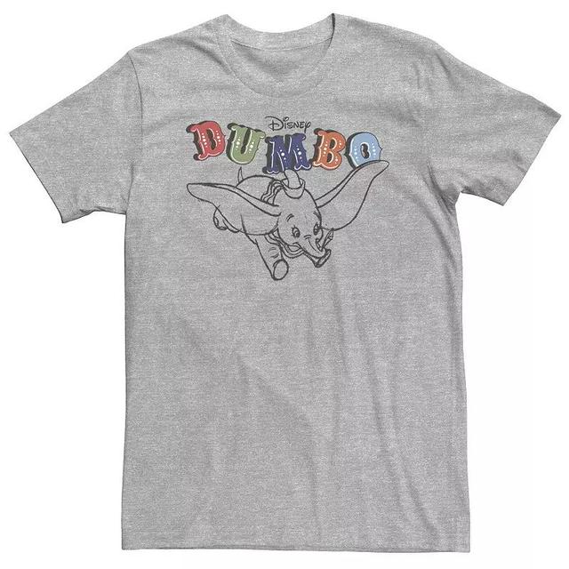 Big & Tall Disney Dumbo Retro Flying Circus Title Tee, Mens Product Image