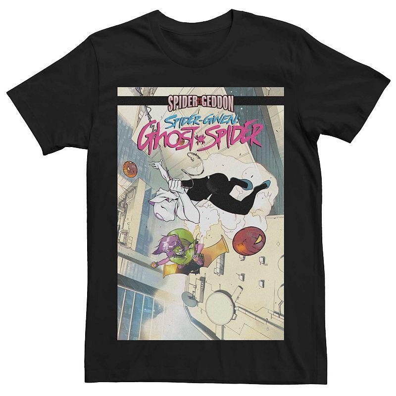 Mens Marvels Spider-Gwen Ghost-Spider #2 Comic Cover Tee Black Product Image