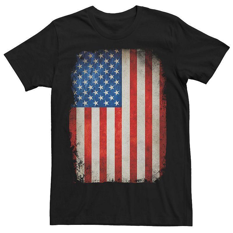 Fifth Sun Mens Down Flag Short Sleeve Crew T-shirt Product Image