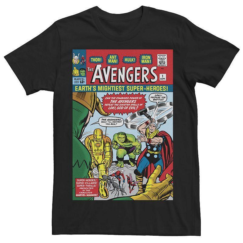 Mens Marvel The Avengers First Issue Comic Tee Product Image