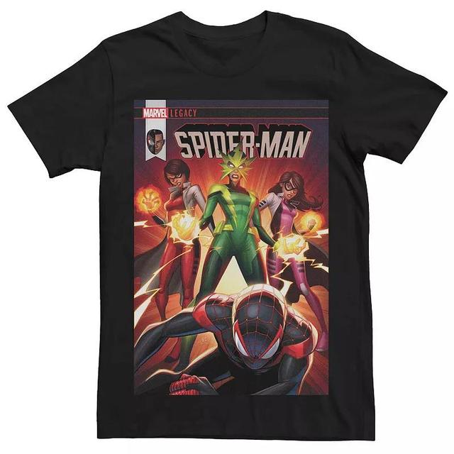 Mens Marvel Legacy Spider-Man Comic Book Cover Tee Product Image