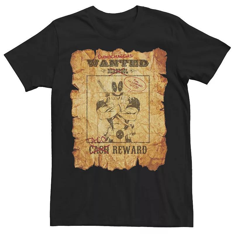 Mens Marvel Deadpool Wanted Poster Tee Product Image