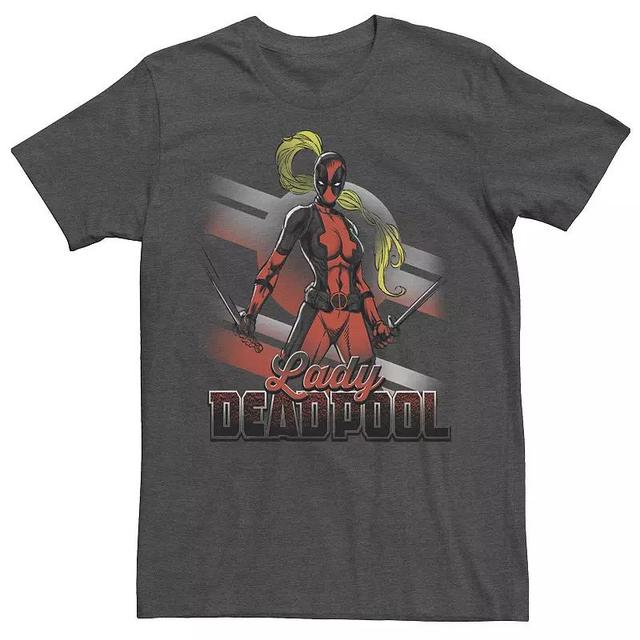 Mens Marvel Deadpool Anti-Stay-At-Home Mom Tee Grey Heather Product Image