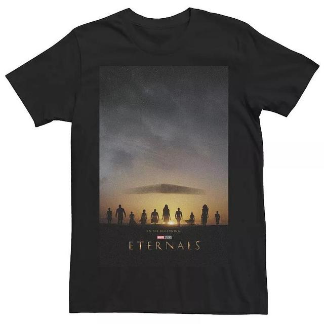 Big & Tall Marvel Eternals Group Sunset Poster Tee, Mens Product Image