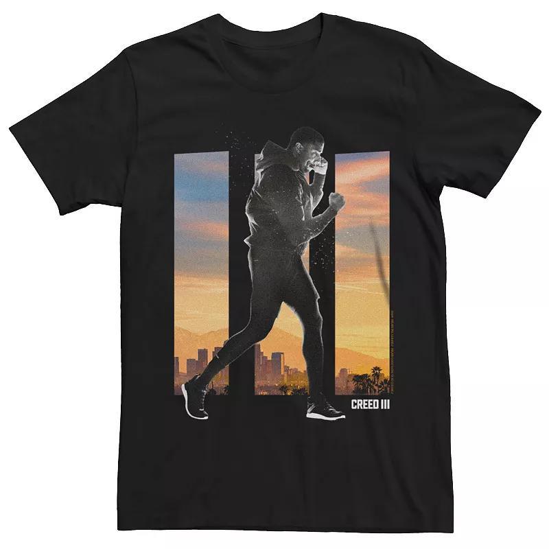 Big & Tall Creed 3 Adonis City Background Graphic Tee, Mens Product Image