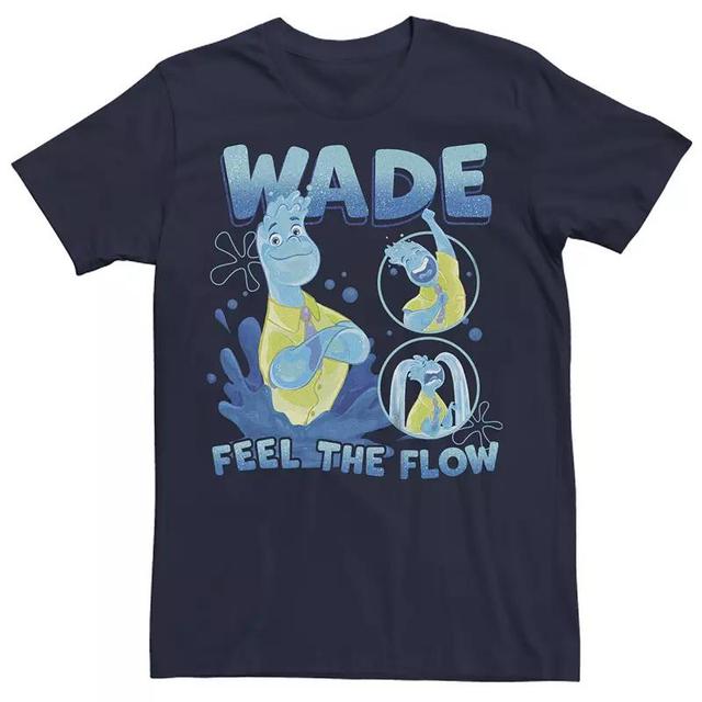 Disney / Pixar Elemental Mens Wade Feel The Flow Graphic Tee Blue Product Image