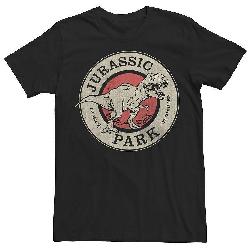 Mens Jurassic Park T-Rex Vintage The Park Is Open Graphic Tee Product Image