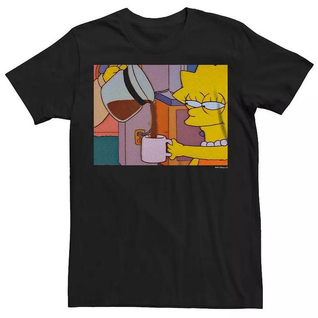 Mens The Simpsons Lisa Needs Coffee Graphic Tee Product Image