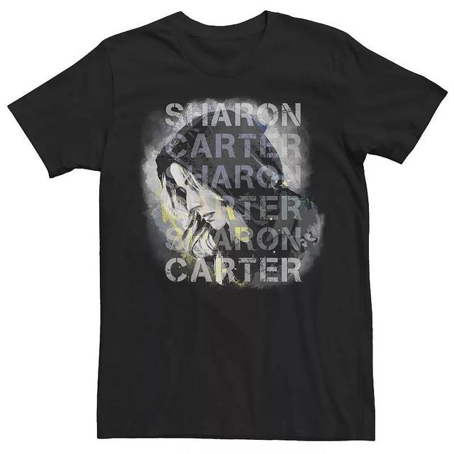 Mens Marvel The Falcon And The Winter Soldier Sharon Carter Text Tee Product Image