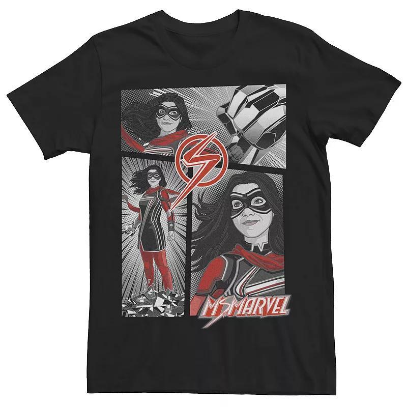 Mens Marvel Ms. Marve Comic Panels Tee Product Image