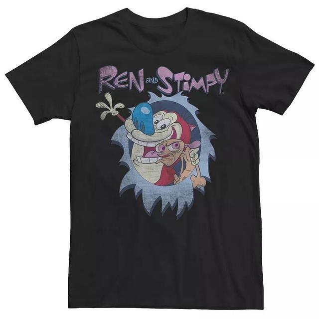 Mens Ren & Stimpy Burst Logo Tee Product Image