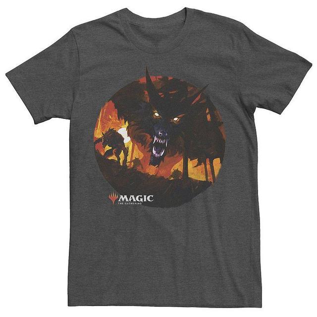 Mens Magic: The Gathering Dragon Battle Tee, Boys Dark Grey Product Image