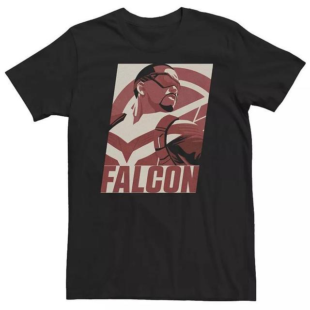 Big & Tall Marvel The Falcon And The Winter Soldier Falcon Poster Tee, Mens Product Image