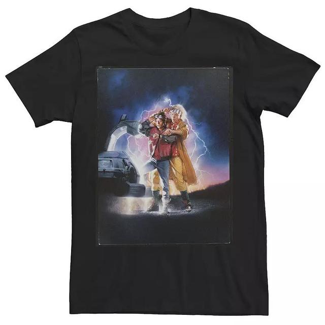 Mens Back To The Future Time Travel Movie Poster Tee Product Image