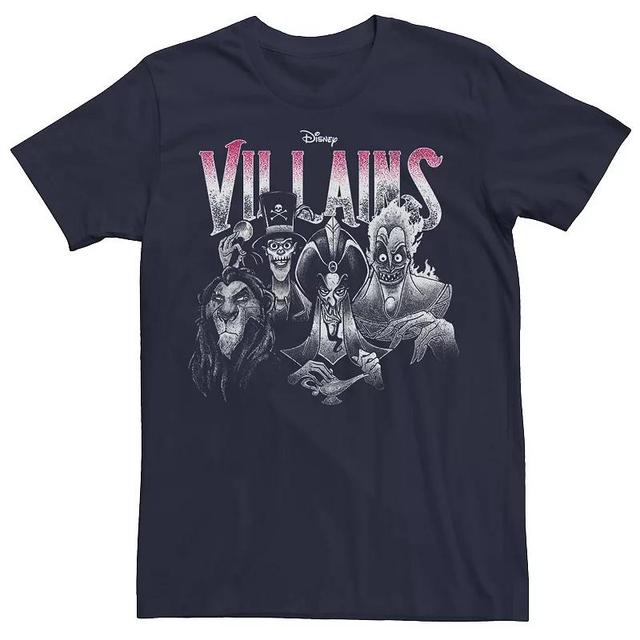 Disneys Villains Spellbound Mens Poster Tee Blue Product Image