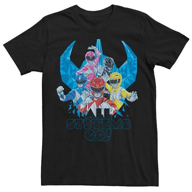 Mens Power Rangers All Systems Go Tee Product Image