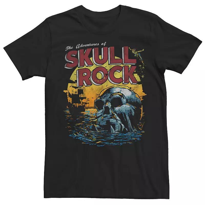 Mens Disneys Peter Pan Skull Rock Vintage Sunset Poster Tee Product Image