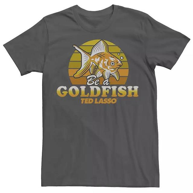 Mens Ted Lasso Be A Goldfish Graphic Tee Grey Product Image