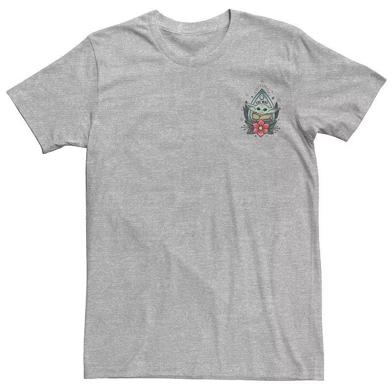 Mens Star Wars The Mandalorian Planchette Child Pocket Hit Tee Product Image