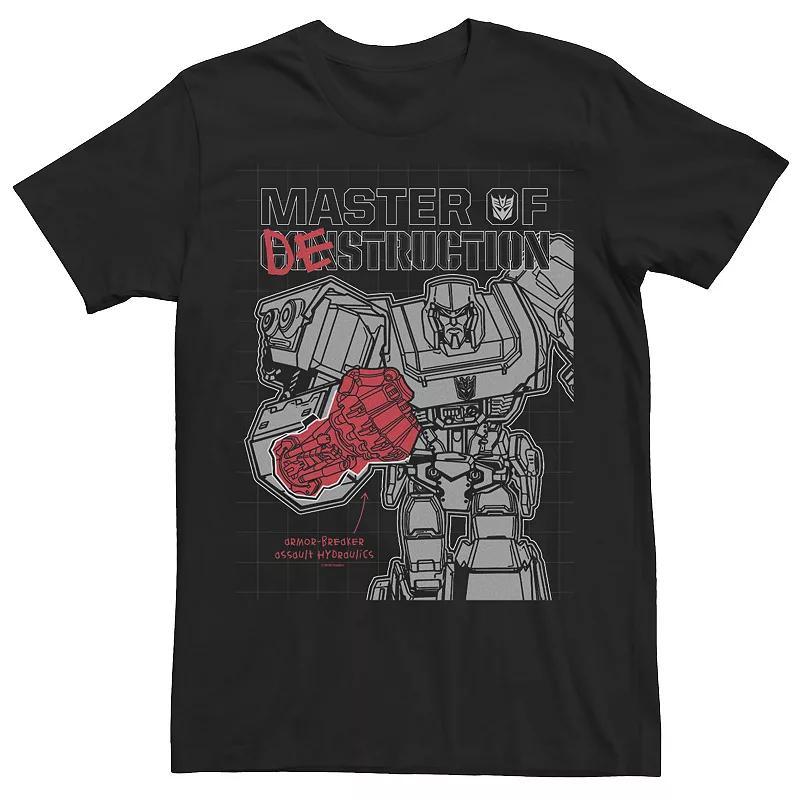 Mens Transformers Megatron Master Of Destruction Color Pop Tee Product Image