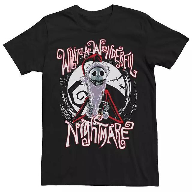 Disneys The Nightmare Before Christmas Jack Skellington Mens Santa Claus Tee Product Image