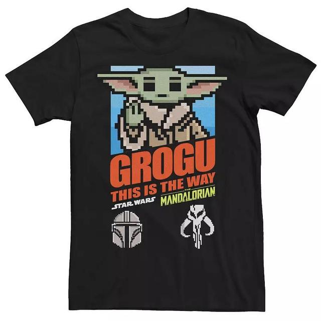 Mens Star Wars The Mandalorian Pixelated Grogu This Is The Way Graphic Tee Product Image