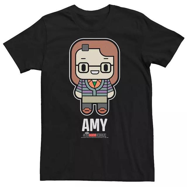 Mens The Big Bang Theory Chibi Amy Tee Product Image