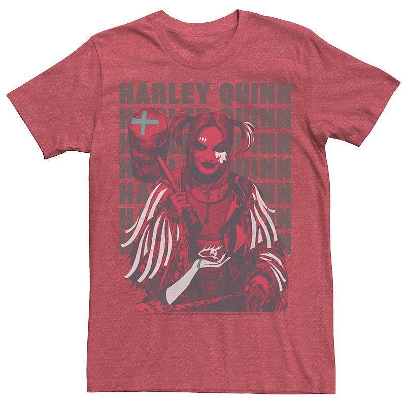 Mens Harley Quinn: Birds of Prey Stacked Text Tee Product Image