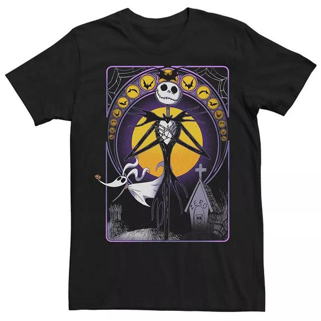 Mens The Nightmare Before Christmas Jack And Zero Happy Graphic Tee Product Image