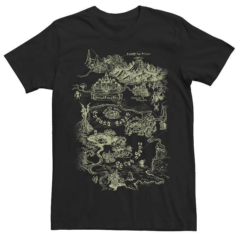 Mens Zelda Hyrule Map Tee Product Image