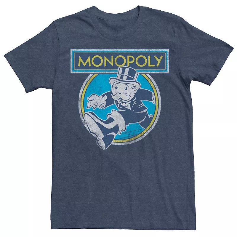 Mens Monopoly Man Run to the Finish Graphic Tee Blue Product Image