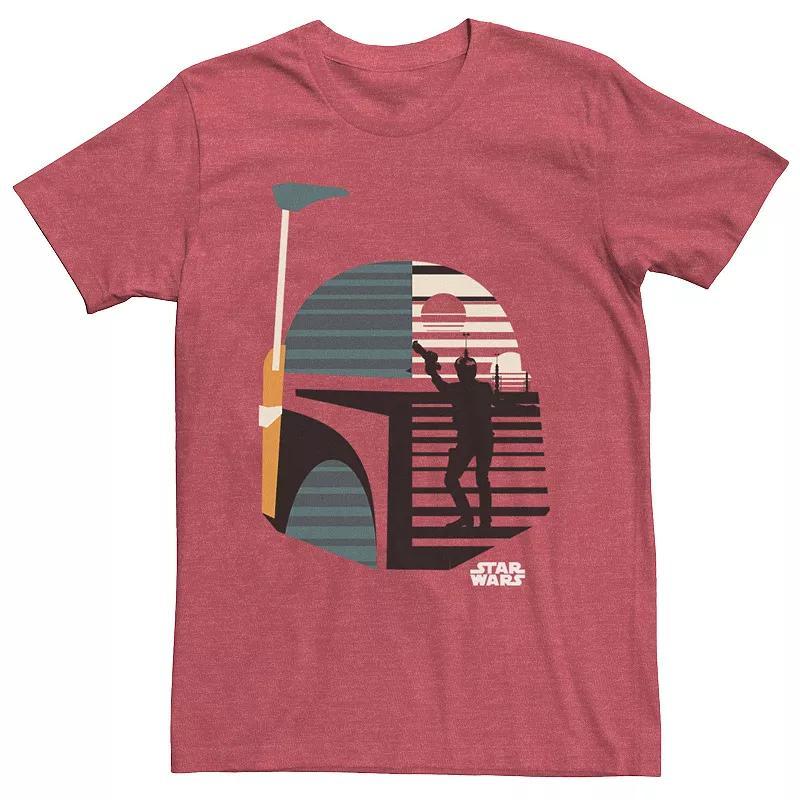 Mens Star Wars Bounty Battle Graphic Tee Red Grey Product Image