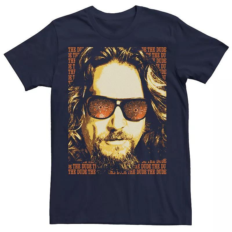 The Big Lebowski Mens The Dude Text Poster Short Sleeve T-Shirt Product Image