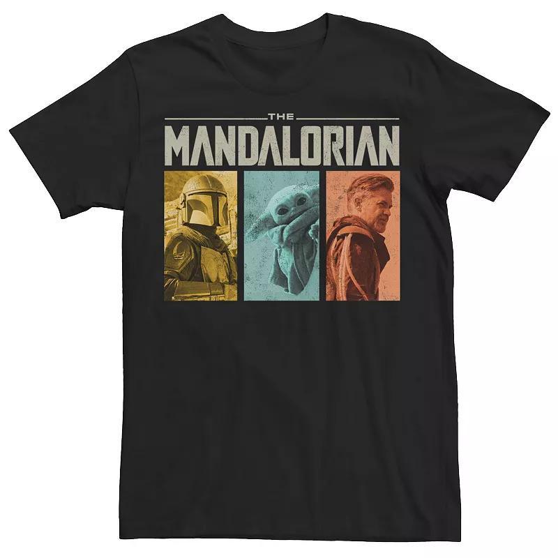 Big & Tall Star Wars: The Mandalorian Season 2 Character Color Pop Tee, Mens Product Image