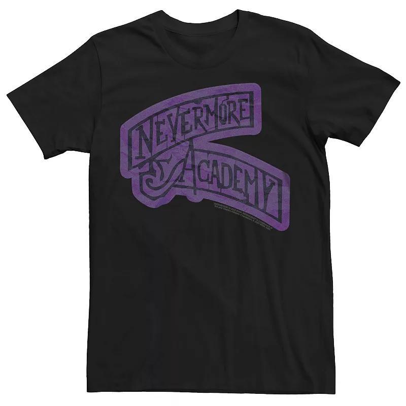 Big & Tall Wednesday Nevermore Academy Logo Tee, Mens Product Image