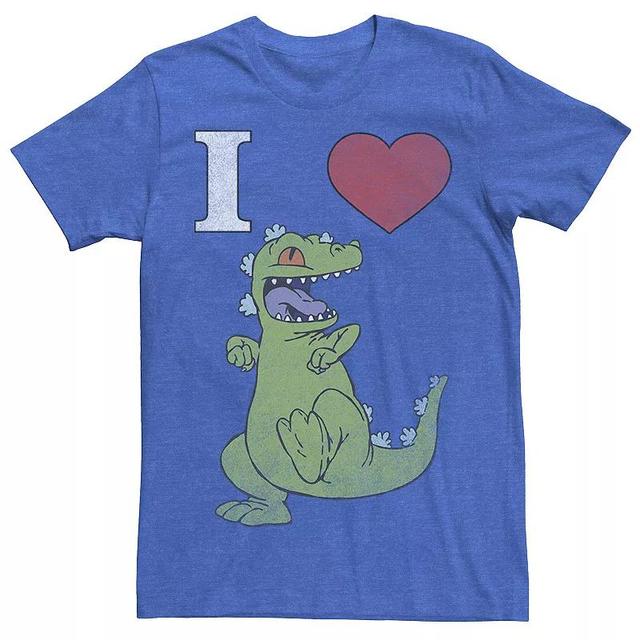 Mens Nickelodeon RugRats I Love Reptar Tee Dark Grey Product Image