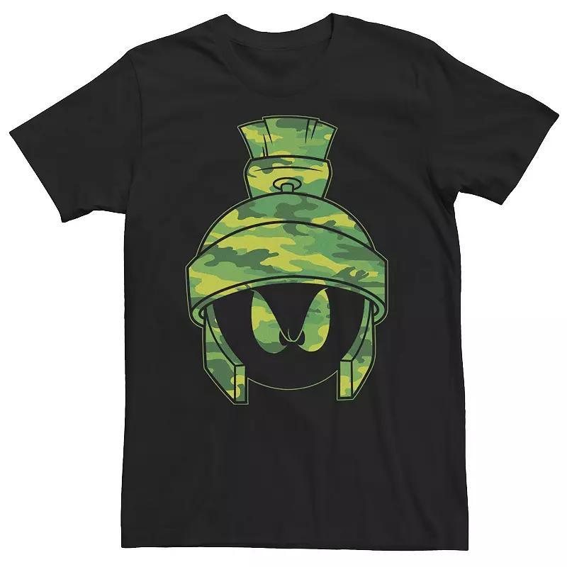 Big & Tall Looney Tunes Marvin The Martian Camouflage Tee, Mens Product Image