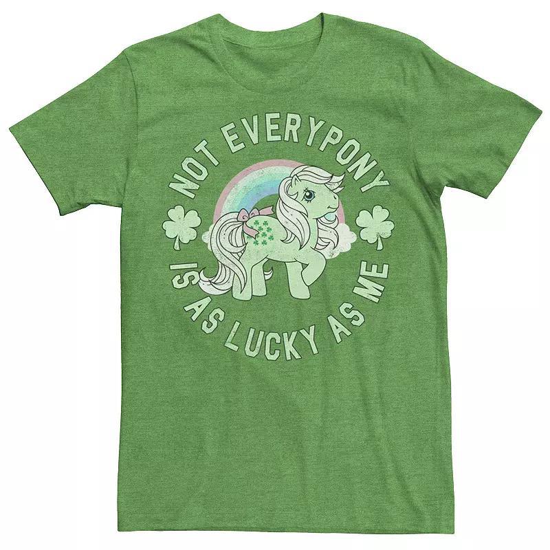 Mens My Little Pony Minty Not Every Pony Is As Lucky As Me Tee Kelly Grey Product Image