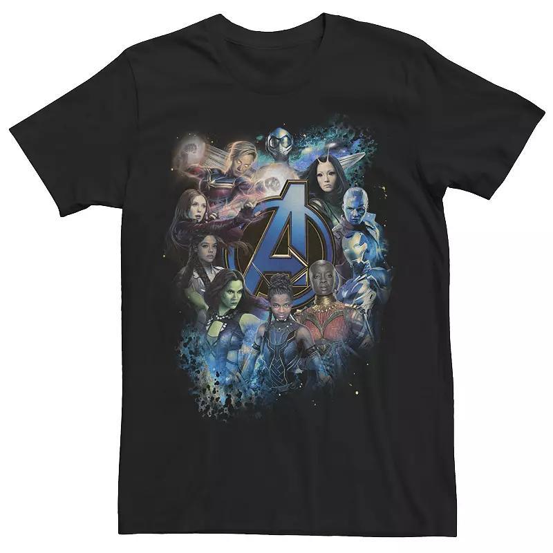 Mens Marvel Avengers: Endgame Cast Collage Portrait Tee Product Image