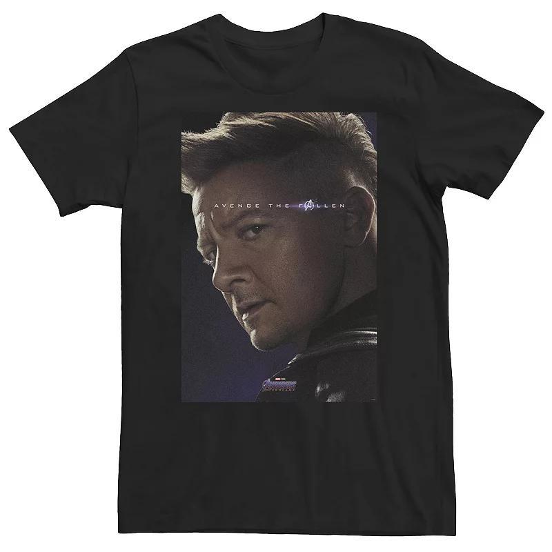 Big & Tall Marvel Avengers Endgame Hawkeye What Ever It Takes Poster Tee, Mens Product Image