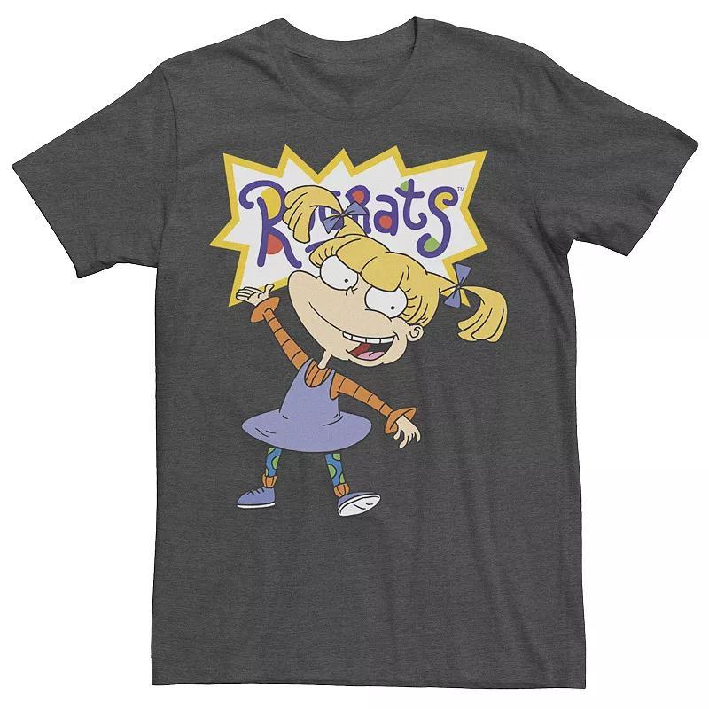 Mens Nickelodeon Rugrats Angelica Simple Portrait Graphic Tee Med Green Product Image